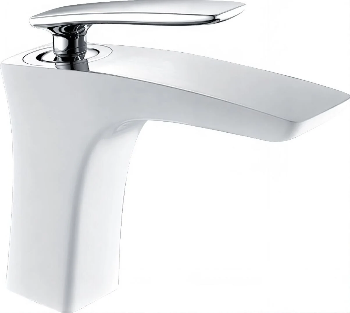 Смеситель для раковины Timo Helmi 4061/00-16F хром-белый