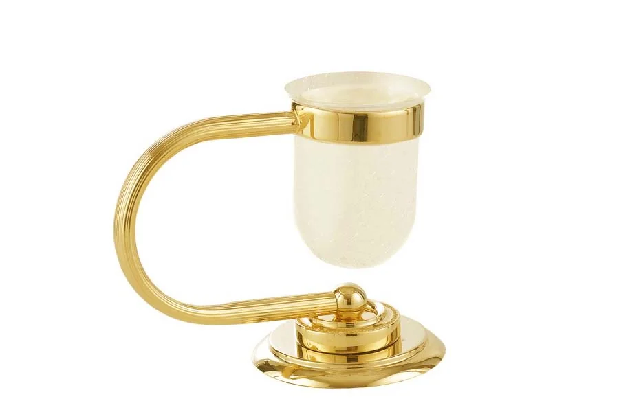 Boheme Настольный стакан для зубных щеток MURANO GOLD