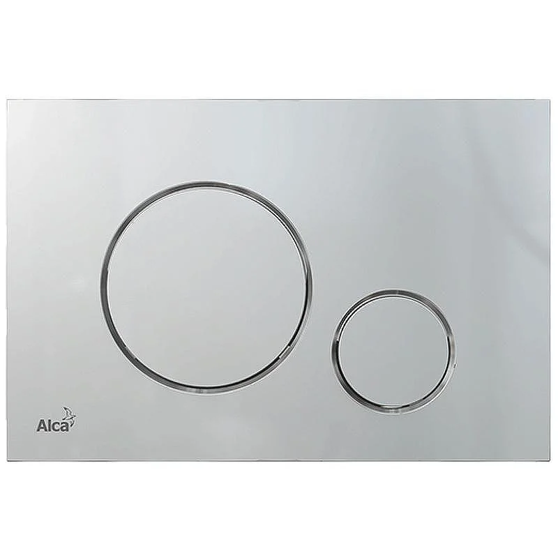 Кнопка смыва M672, пластик, матовый хром Alcaplast
