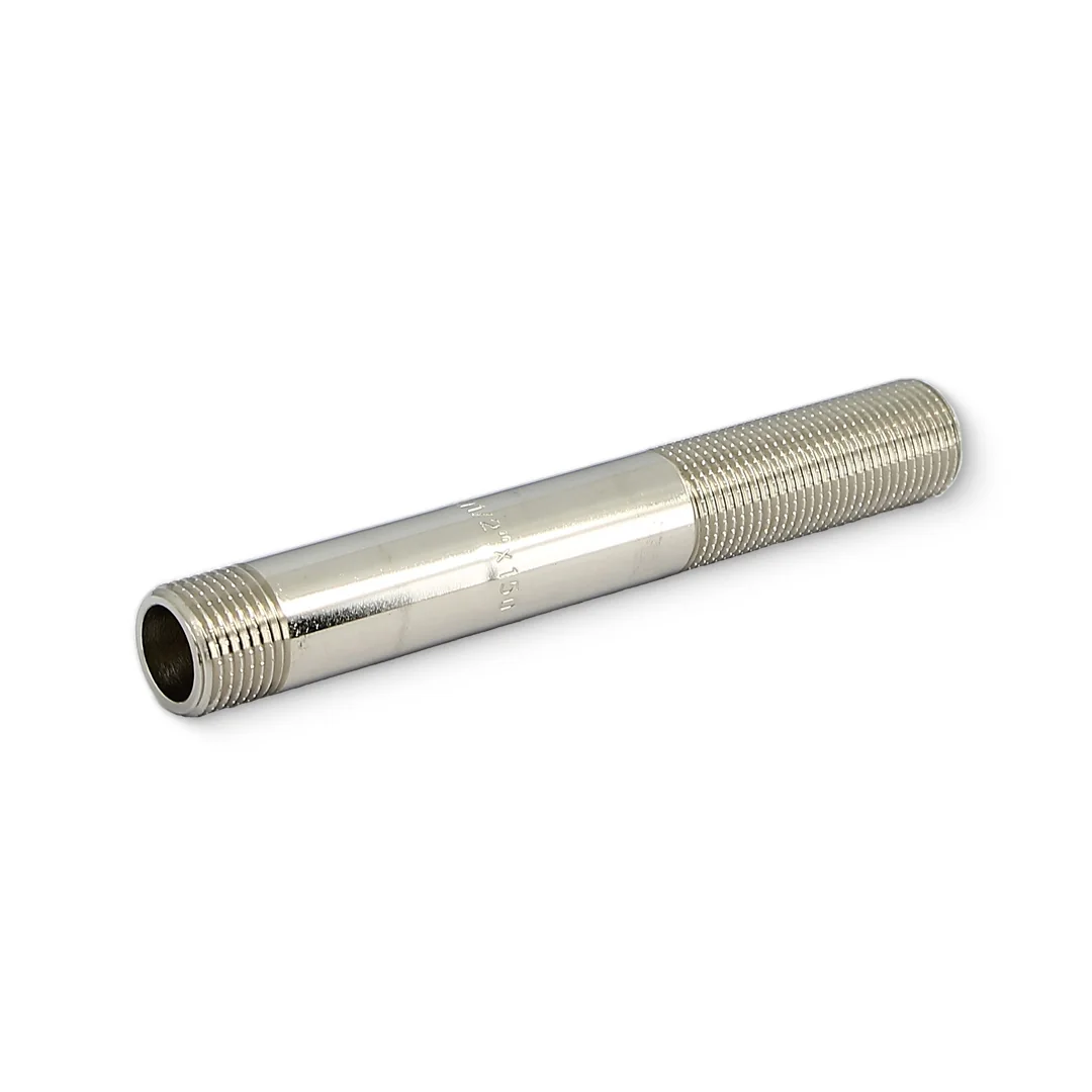 Сгон 1/2" х 150 мм, никелированный Uni-Fitt