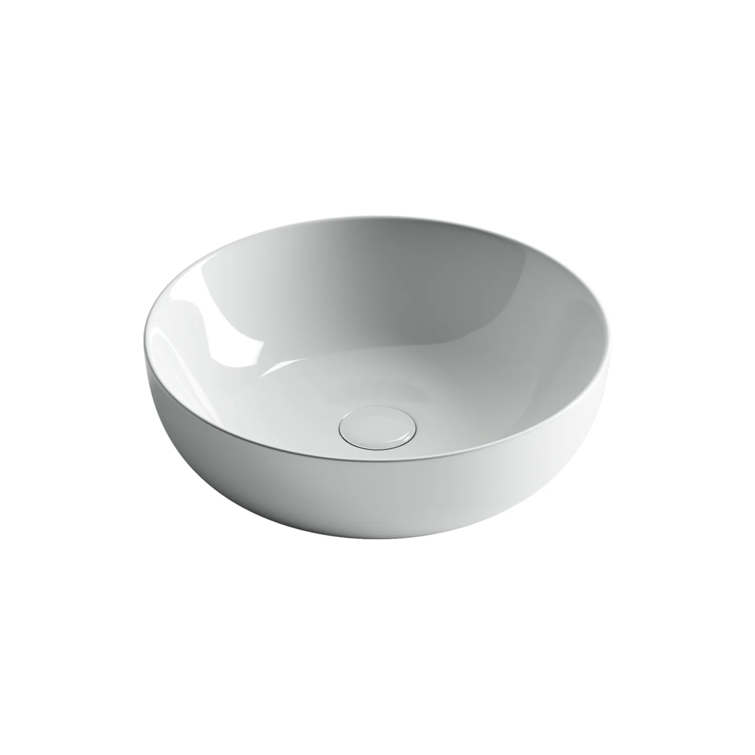 Умывальник чаша накладная круглая Element 420x420x130мм