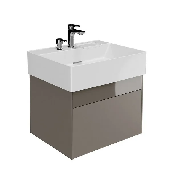 Kerama Marazzi LO.60.2/SAN Тумба LOGICA подвесная 2 ящика 60 см, песчаный