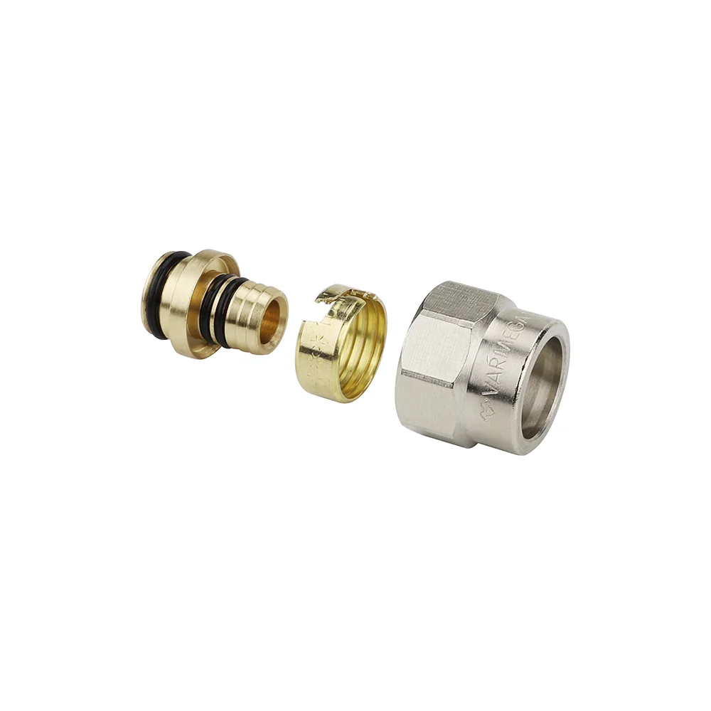 Резьбозажимное соединение Varmega VM09402, 1/2", для труб 16х2.2