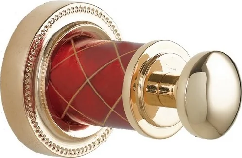 Boheme Крючок MURANO GOLD (рубиновое)_Комплект