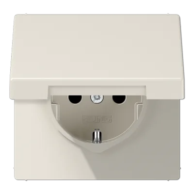 LS1520KL_SCHUKO-розетка с откидной крышкой JUNG