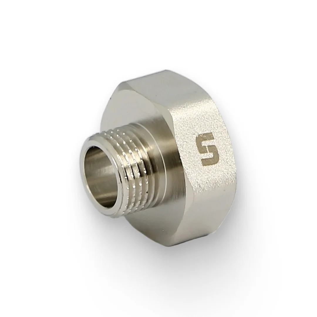Переходник НВ 1/2" х 1", никелированный Uni-Fitt
