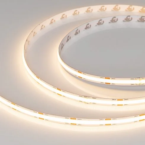 Arlight Светодиодная лента герметичная COB-NANO-X544-8mm 24V Warm3000 (11.5 W/m,IP65,CSP, 5m 031904