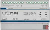Donel KNX SCR диммер 2-канальный
Установка на DIN-рейку, макс. нагрузка 300 Вт, управление фазой, д