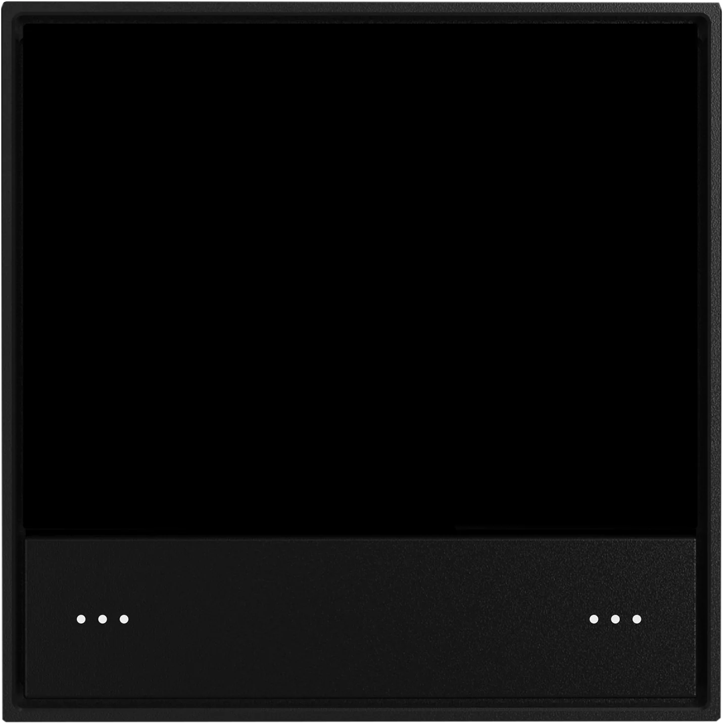Donel KNX стандартная сенсорная панель, черная черепаха. Серия устройств: DKNX