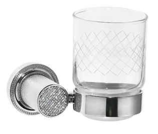 Boheme Стакан настенный ROYALE CRISTAL ХРОМ