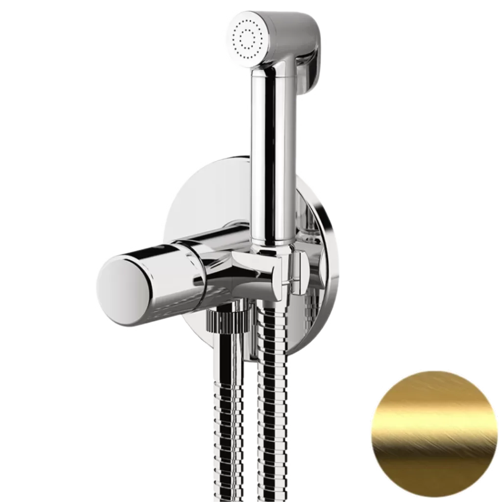 Гигиенический душ Daniel Trilogy TG6454DCDP, золото брашированное