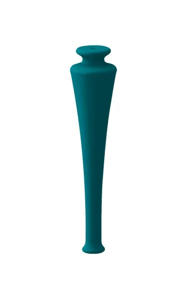 TIFFANY Ножки для шкафчика, комплект 2 штуки, высота 35 см, дерево 40388 Blu Petrolio, 8x8x35 CEZARE