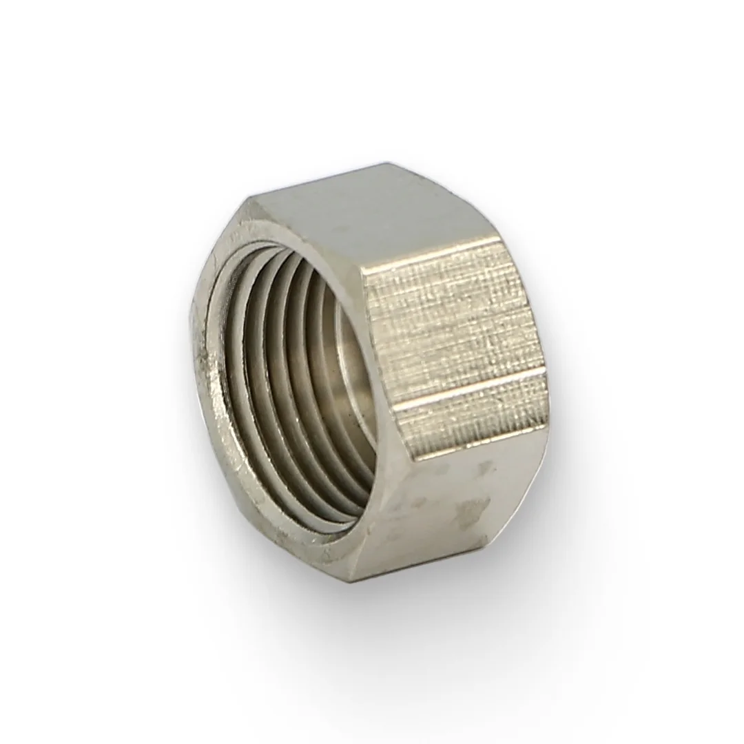 Заглушка В 3/8", никелированная Uni-Fitt