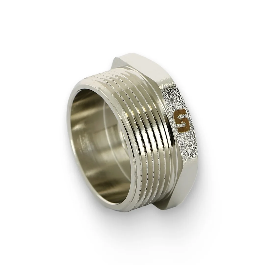 Футорка НВ 1 1/2" x 1/2", никелированная Uni-Fitt