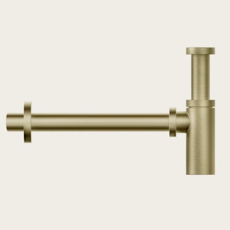 GESSI Сифон для раковины, круглый, цвет Brushed Brass PVD