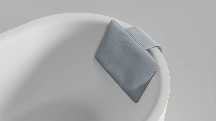 SALINI Подушка для ванны 495x355x70мм , Цвет: Stone