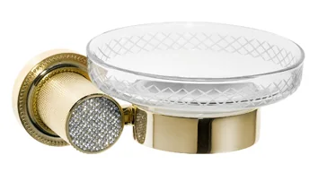 Boheme Мыльница настенная ROYALE CRISTAL GOLD