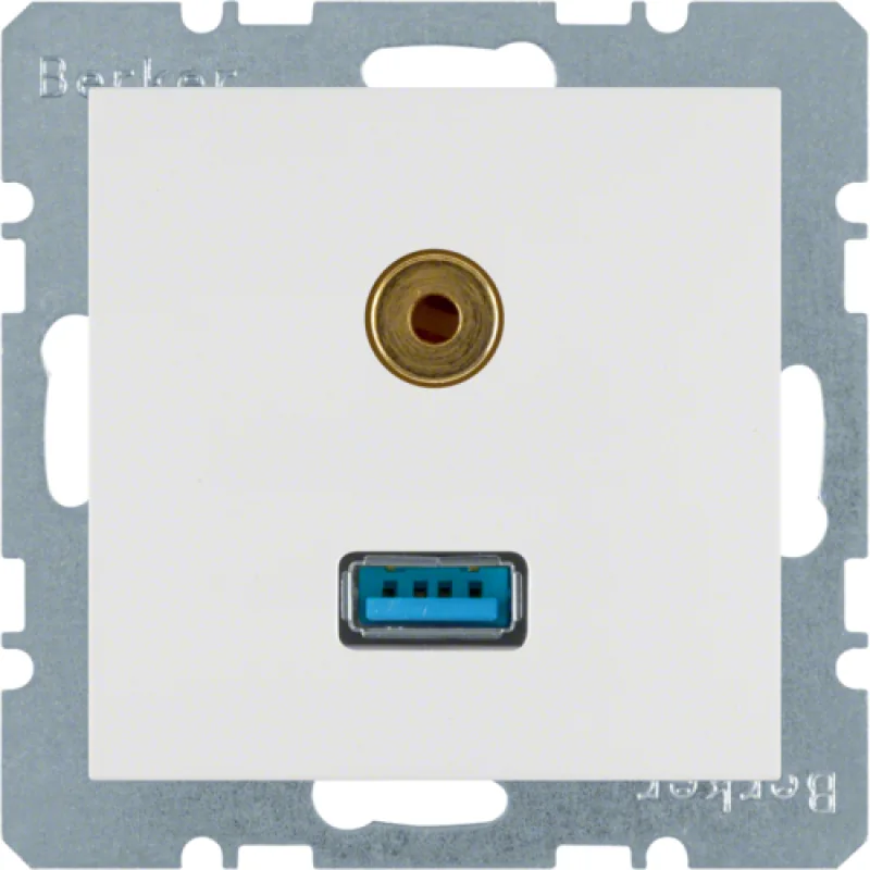 *По запросу* BMO USB/3.5mm AUDIO S.1 цвет: полярная белезна матовая