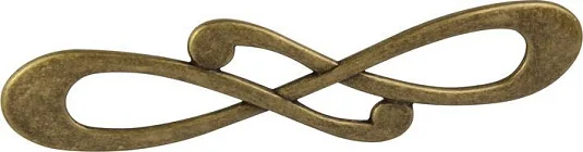 Ручка-скоба WMN602.128.00D1 Инфинити, бронза, 128 мм CEZARES