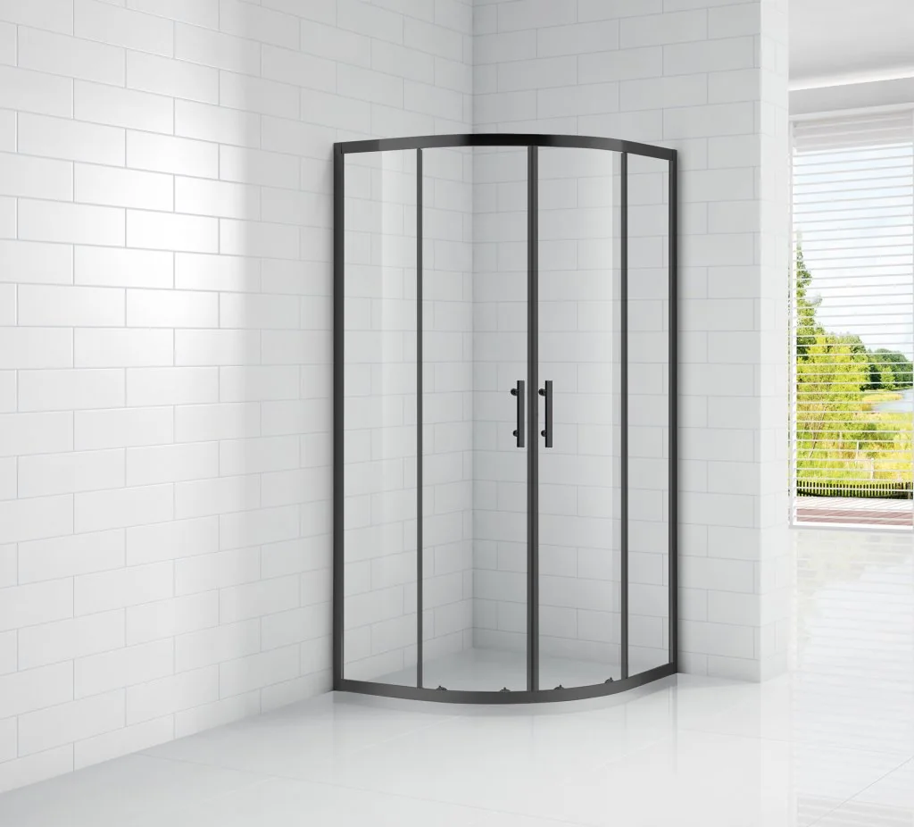 ECO-O-R-2-100-C-NERO Душевой уголок