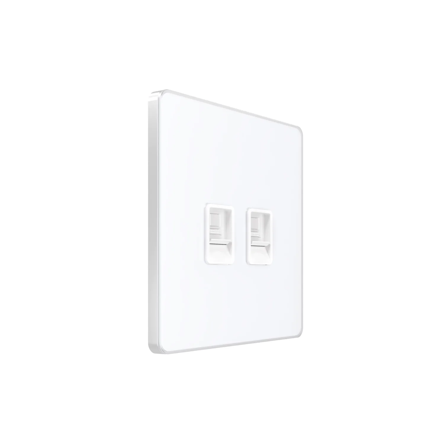 Systeme Infinity, Розетка информационная С/У RJ-45 кат.5e 2-я, Арктический лед