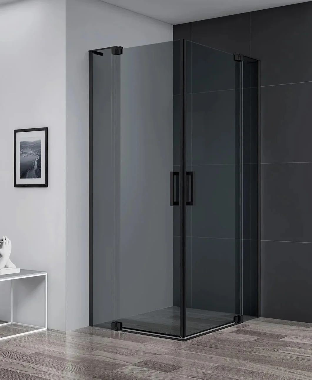 SLIDER-A-2-70/80-GRIGIO-NERO Душевой уголок