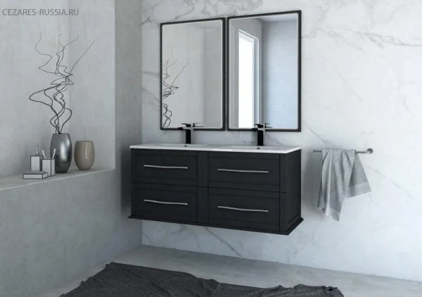 TIFFANY База под раковину с 4-мя выдвижными ящиками 55244 Grigio Nuvola, 120x46x55