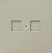 Donel R98 матовый кашемир Накладка для розетки RJ45, 2-я, серия DA