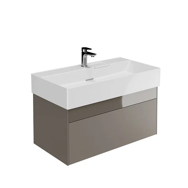 Kerama Marazzi LO.90.2/SAN Тумба LOGICA подвесная 2 ящика 90 см, песчаный
