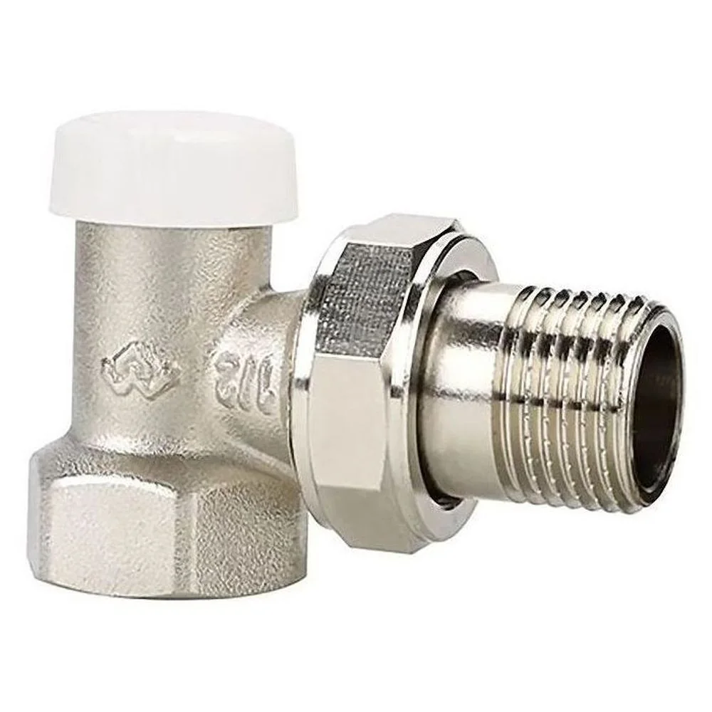 Запорный радиаторный клапан Varmega VM10201, 1/2", угловой