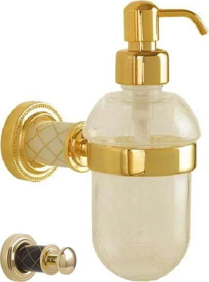 Boheme Настенный диспенсер MURANO GOLD (шоколад)_Комплект