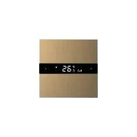 Donel Многофункциональный термостат KNX, матовое золото. Серия устройств: DKNX