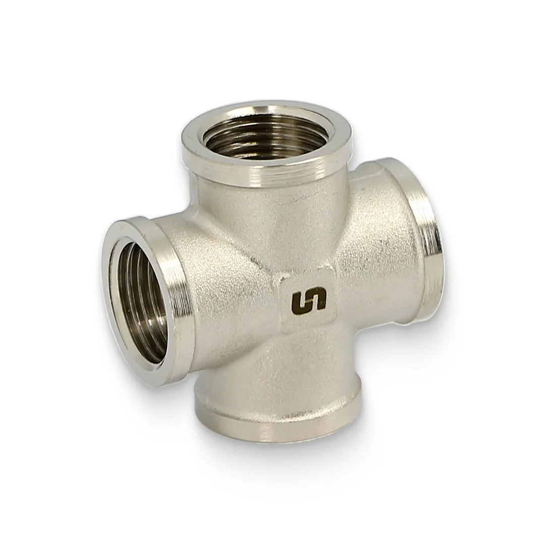 Крестовина В 1/2", никелированная Uni-Fitt