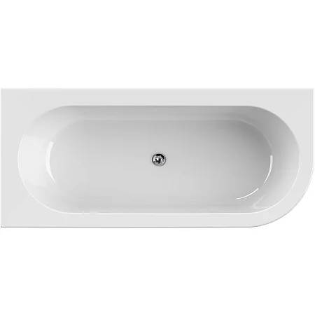 Акриловая ванна угловая левосторонняя, CEZARES SLIM CORNER-180-80-44-L-W37