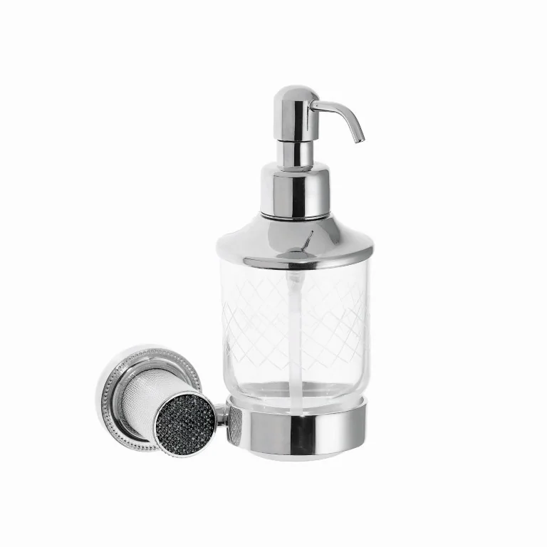 Boheme Настенный диспенсер ROYALE CRISTAL BLACK ХРОМ
