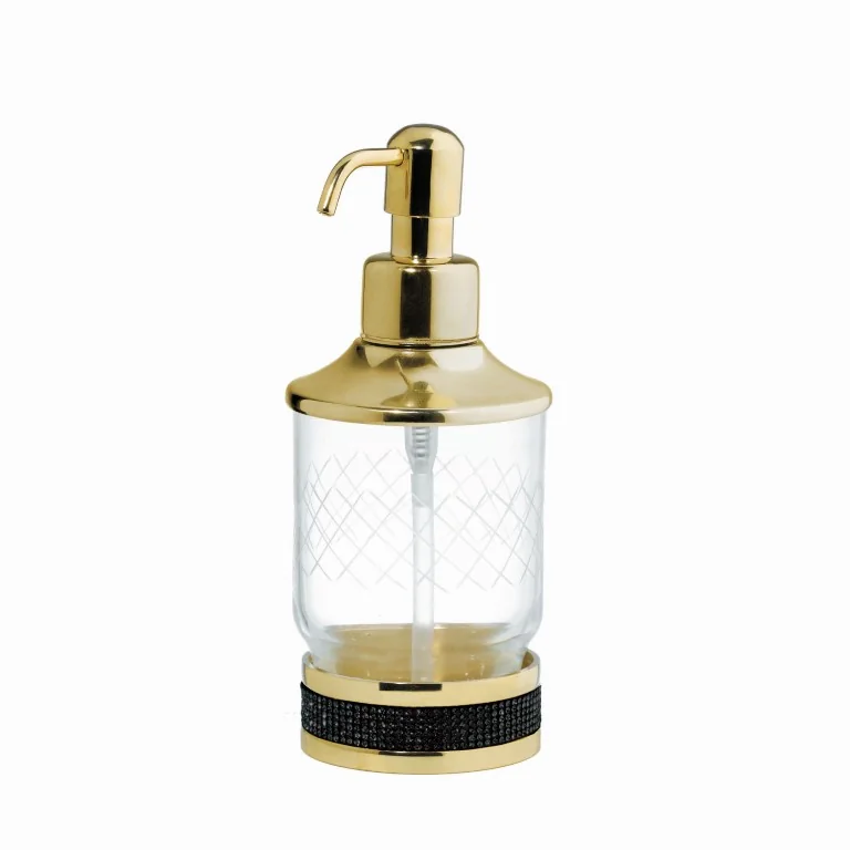 Boheme Настольный диспенсер ROYALE CRISTAL BLACK GOLD