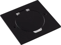 Donel Лючок Surface 2 мод. (1 мод. 45х45 мм.), круглая крышка, антрацит, IP44