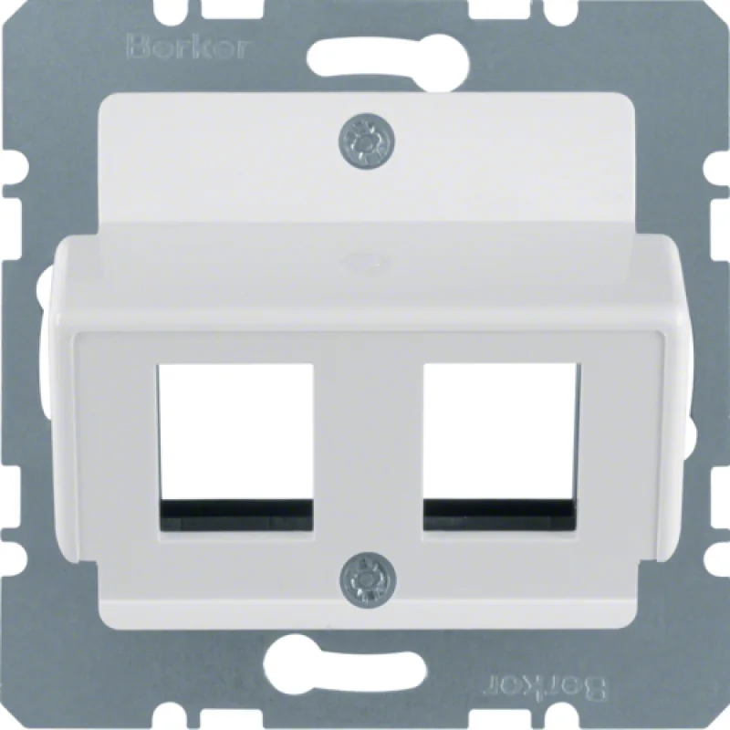 Центральная плата для AMP Modular Jacks, цвет: полярная белизна, с блеском
