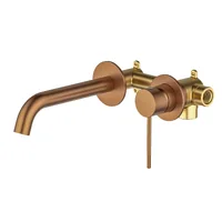 Timo Saona 2372/19SM brushed rose gold (смеситель для раковины встроенный)