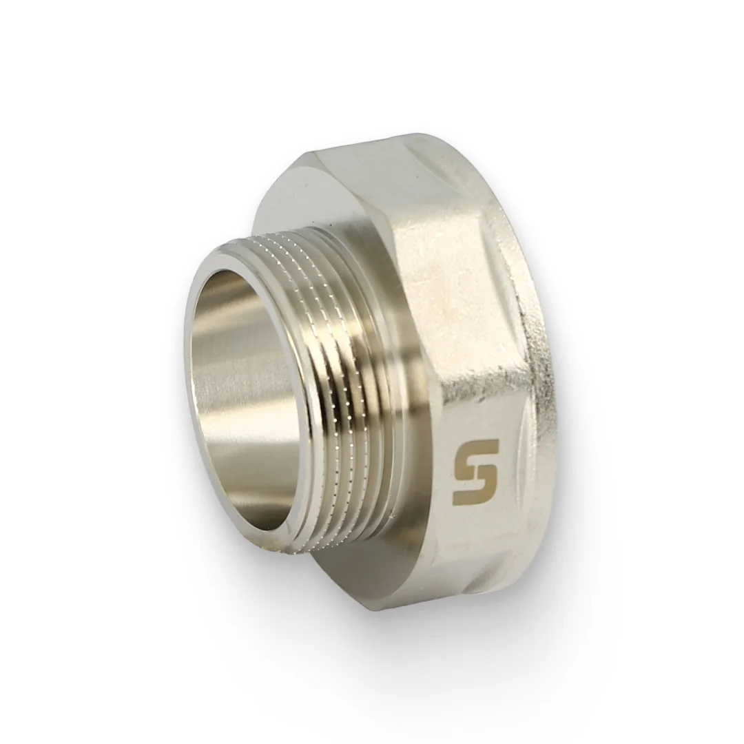 Переходник НВ 1 1/2" x 2", никелированный Uni-Fitt