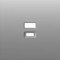 Donel S08 серый графит накладка для розеток USB, серия DB