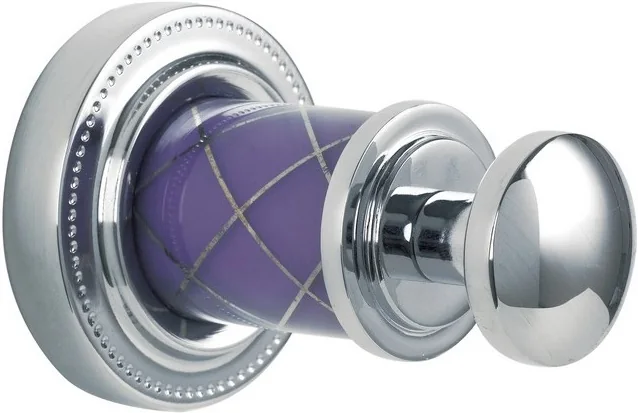 Boheme Крючок MURANO CHROME (фиолетовое)_Комплект