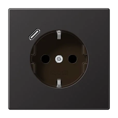 SCHUKO-розетка с USB Typ C JUNG