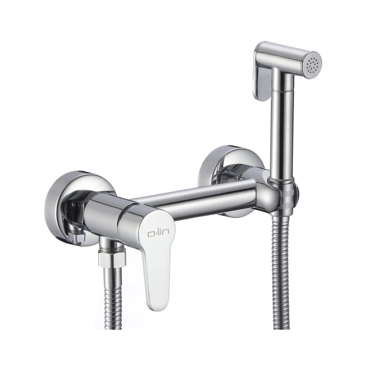 Смеситель D-lin D180202 с гигиеническим душем, хром