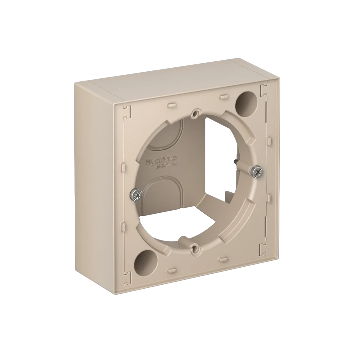 ATLASDESIGN КОРОБКА для наружного монтажа, ПЕСОЧНЫЙ