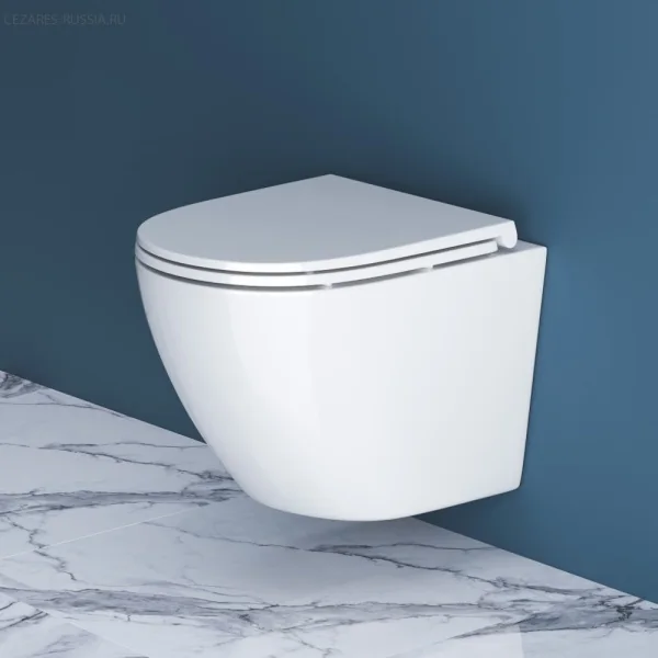 SFERA-R Чаша унитаза подвесного безободкового, P-trap BB046CHR