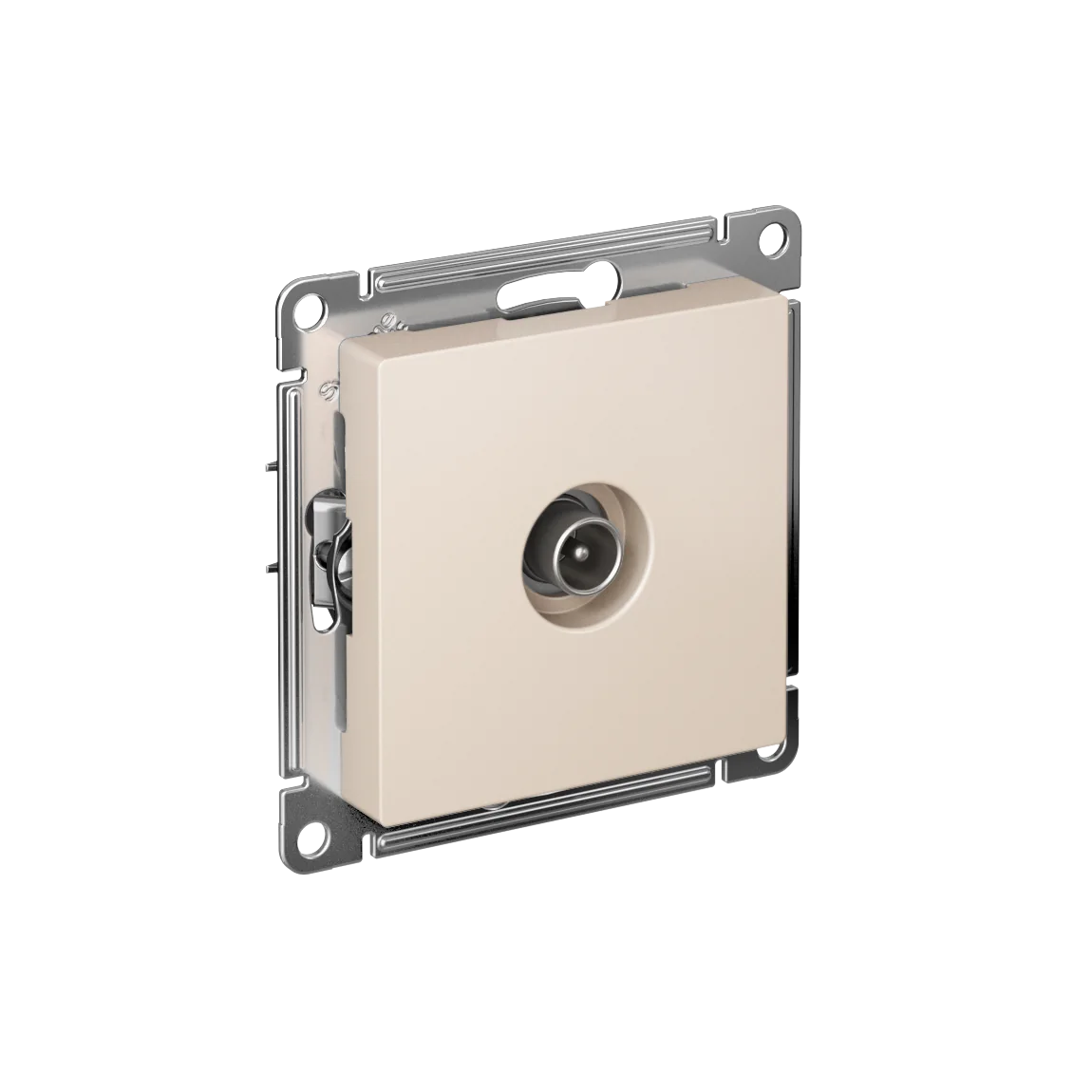 ATLASDESIGN TV РОЗЕТКА оконечная 1DB, механизм, БЕЖЕВЫЙ