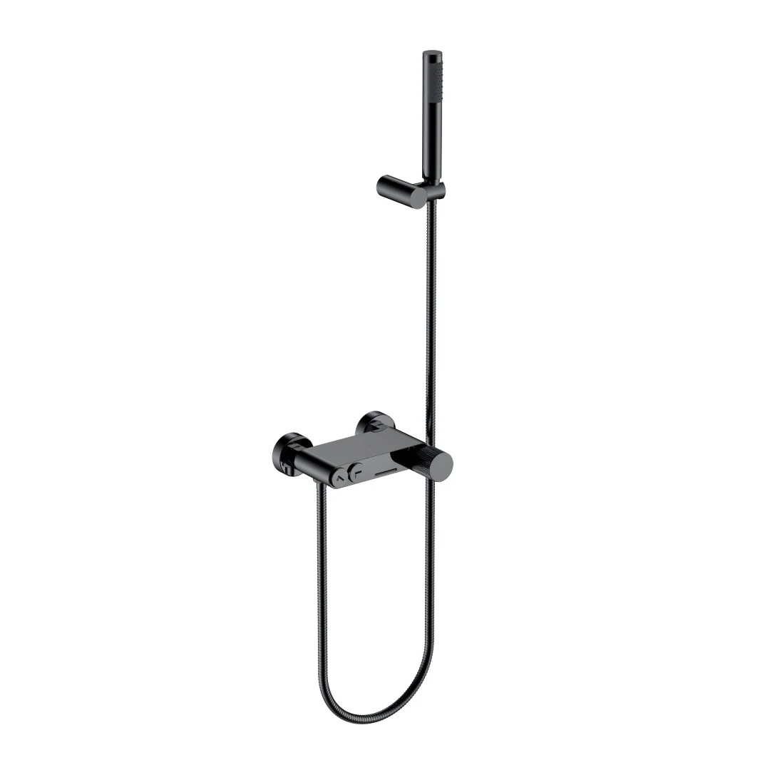 Boheme Смеситель STICK для ванны SHINE GUN METAL LINEA