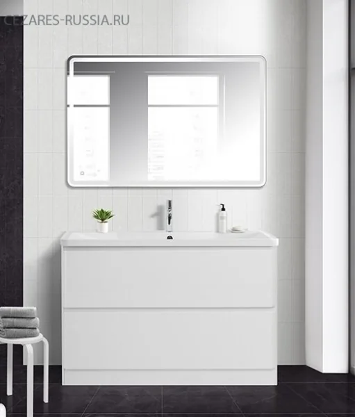 Раковина из литьевого мрамора, 1200х455х145, BB1200/455-LV-MR-ALR BelBagno