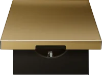 Donel R98 METAL бронза антик накладка для розетки Schuko с  с крышкой, 16A 250 В~, серия DA